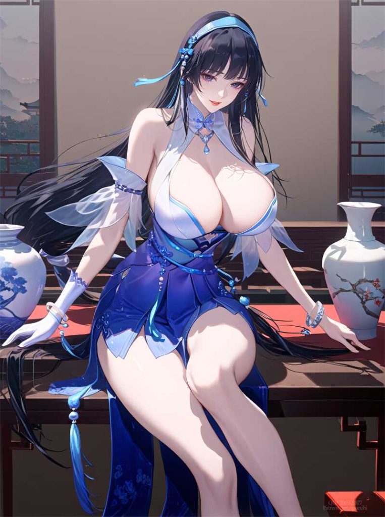 图片[2]-[第482期] [王者荣耀] [西施 · 系列一] AI国漫 [60P]-AI动漫