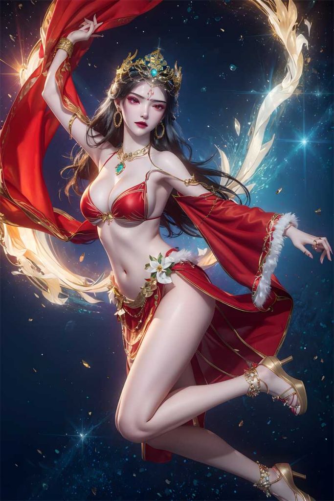 图片[4]-[第689期] [仙逆] [红蝶 · 古风系列] AI国漫 性感女神 [63P]-AI动漫