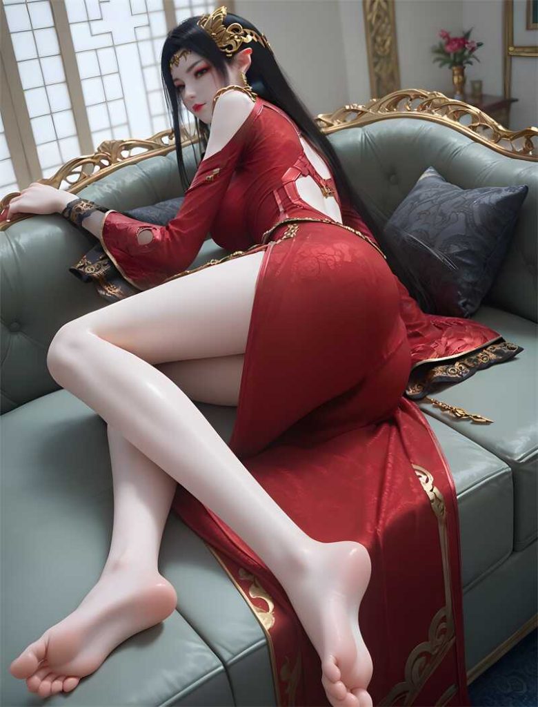 图片[2]-[第208期] [斗破苍穹] [美杜莎 · 高跟玉足篇] 涩涩 [60P]-AI动漫