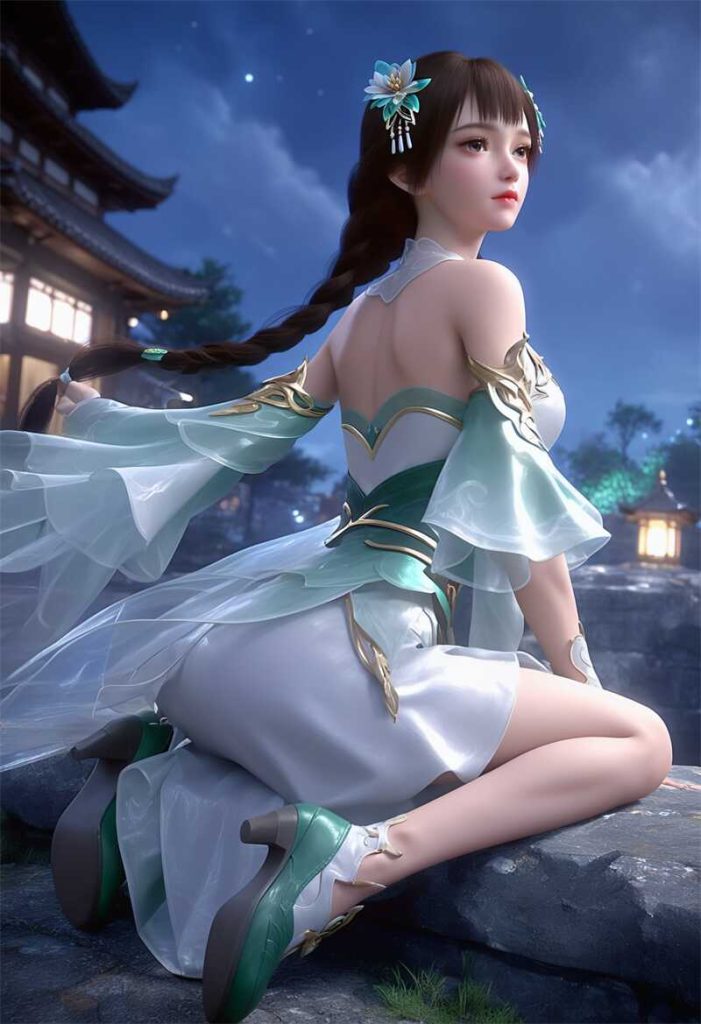 图片[4]-[第357期] [完美世界] [麒麟女 · 系列一] 涩涩 [169P]-AI动漫