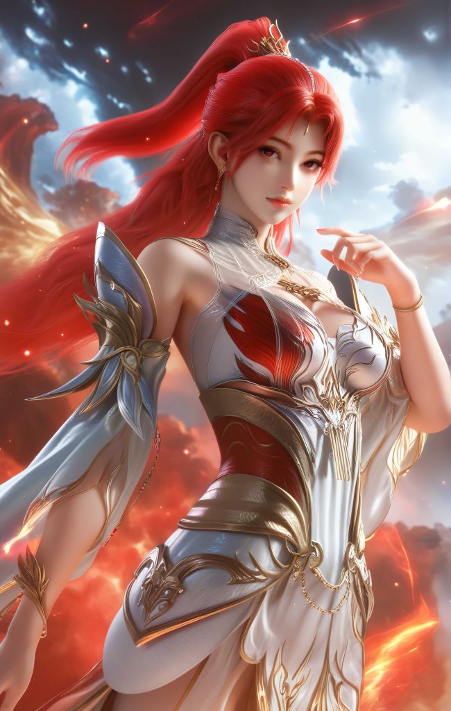 [AI绘画][百炼成神-火允儿高清系列一][51图][第二季285画] - AI国漫分享-AI国漫分享