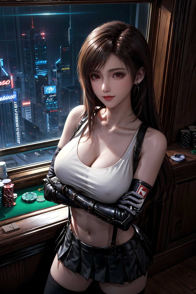 [AI绘画][最终幻想-蒂法高清系列三][57图][第二季257画]-AI国漫分享